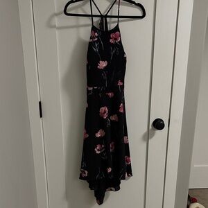 Floral Halter Neck Le chateau made in Canada Dress